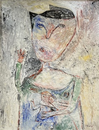 Petite fille à la poupée, 1988 - LARUS_ELIANE_367